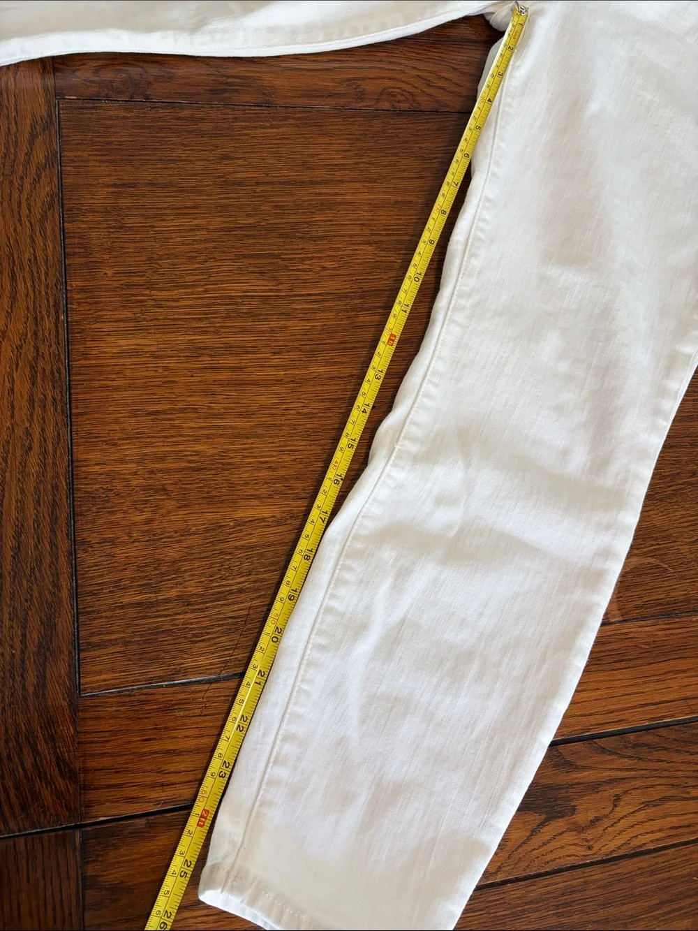 J. Crew Lookout High Rise Skinny Crop Jeans White 31
